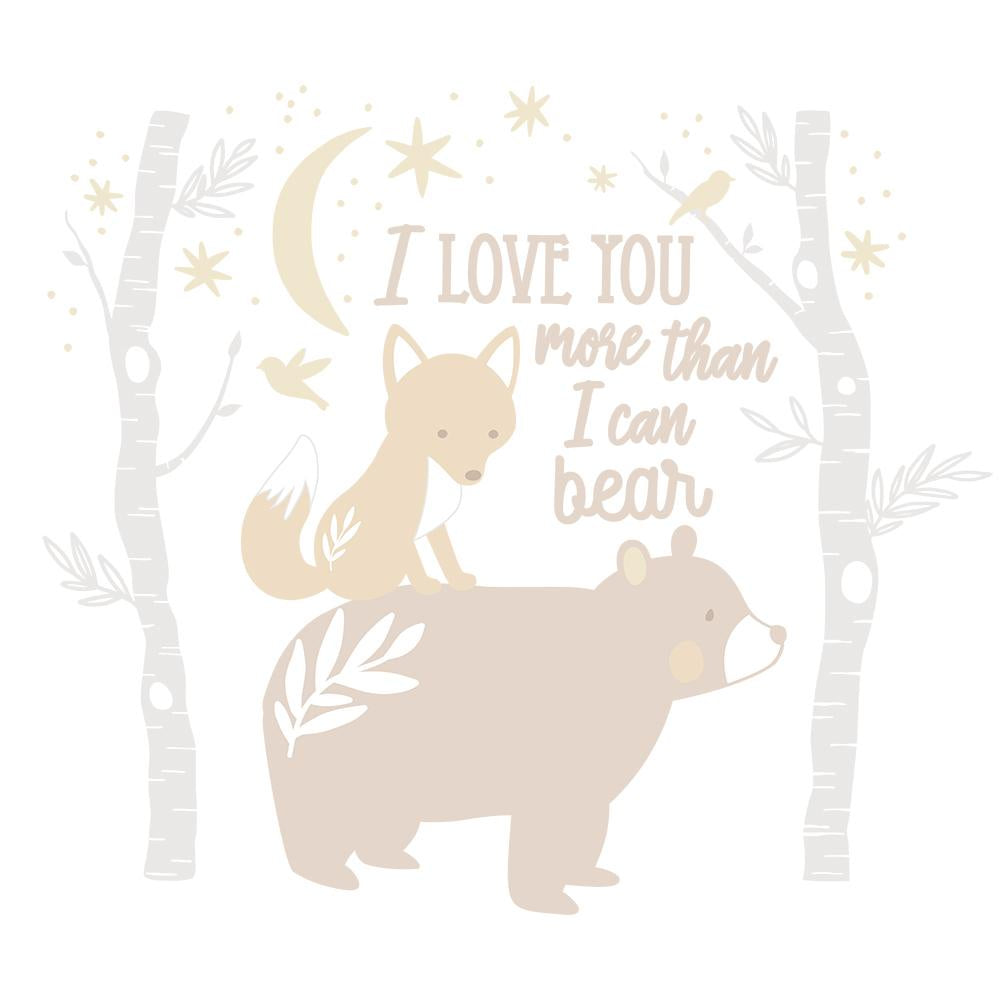 Lolli Living Bosco Bear Wall Decal Set