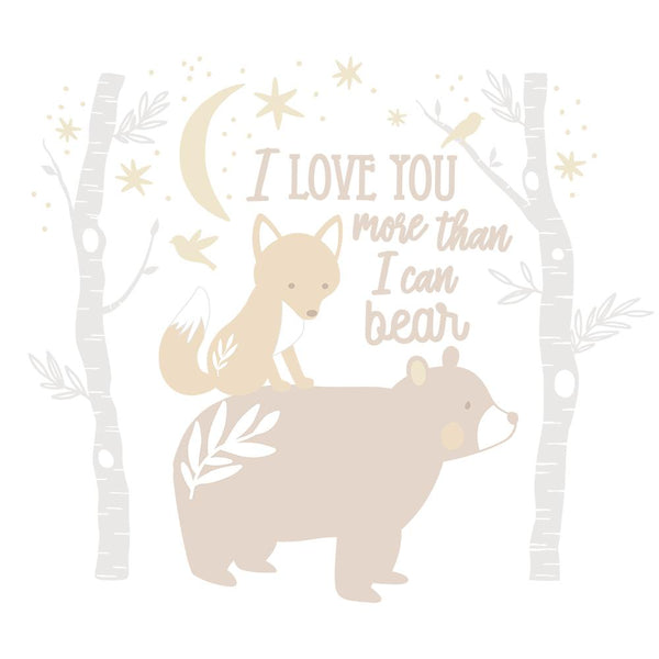 Lolli Living Bosco Bear Wall Decal Set