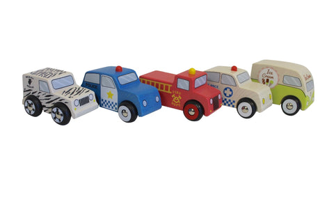 Discoveroo Emergency Set of 5 Cars