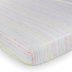 Lolli Living Flamingo Fitted Sheet - Rainbow