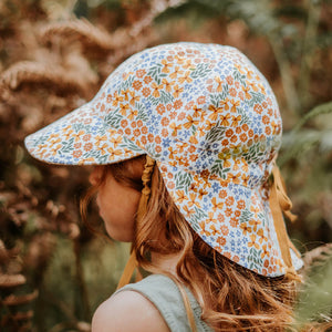 Bedhead 'Lounger' Baby Reversible Hat - Mabel/Maize