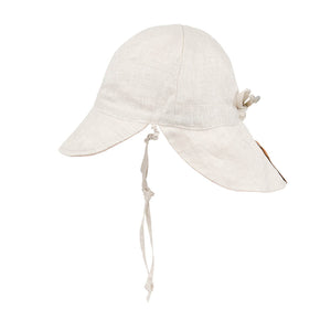 Bedhead 'Lounger' Baby Reversible Hat - Frances/Flax