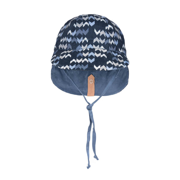 Bedhead 'Lounger' Baby Reversible Hat - Scout/Steele