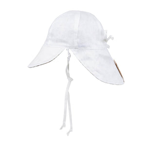 Bedhead 'Lounger' Baby Reversible Hat - Winnie/Blanc