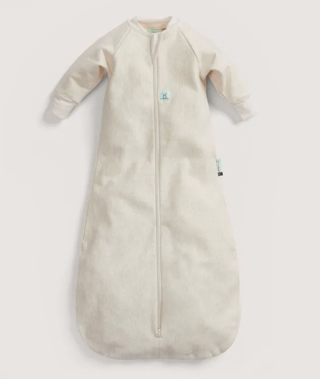 Ergopouch Jersey Sleeping Bag 1.0 TOG Sleeved - Oatmeal Marle