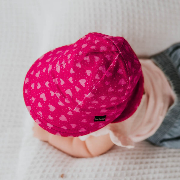 Bedhead Legionnaire Hat - Hearts Pink