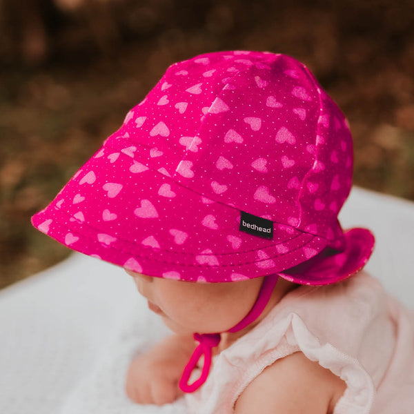 Bedhead Legionnaire Hat - Hearts Pink