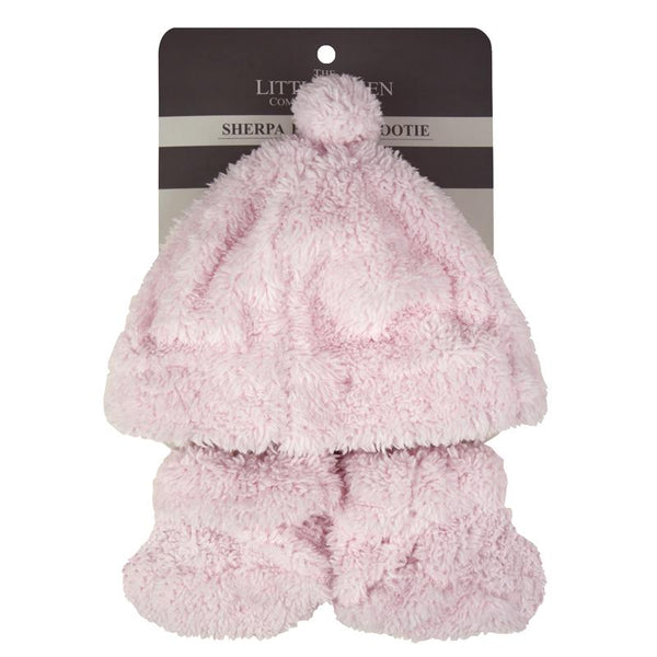 The Little Linen Co Sherpa Beanie & Booties