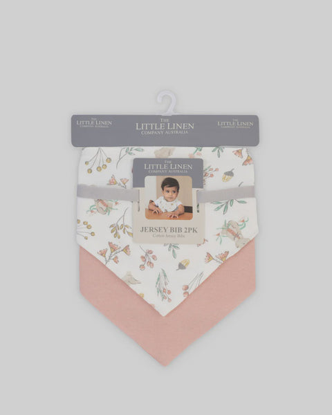 The Little Linen Co Baby Bibs - Harvest Bunny