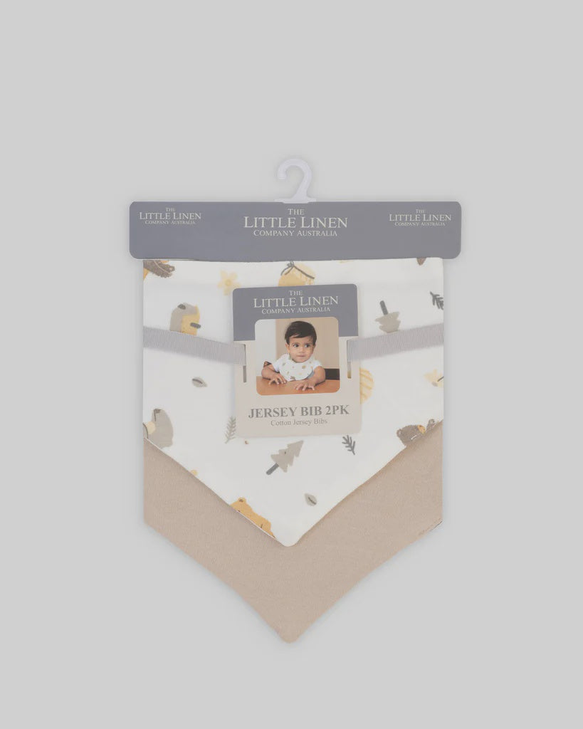 The Little Linen Co Baby Bibs - Nectar Bear