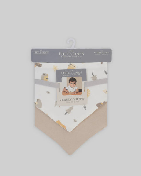 The Little Linen Co Baby Bibs - Nectar Bear