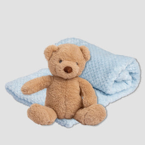The Little Linen Co Plush Toy & Blanket - Safari Bear
