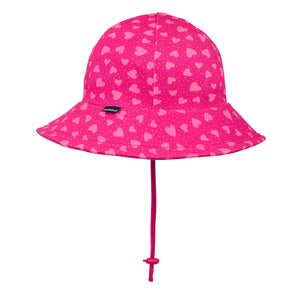 Bedhead Baby Bucket Hat - Hearts Pink